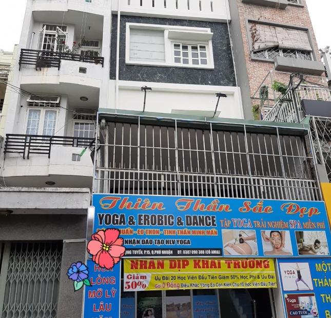 bán nhà mặt tiền Phan Văn Trị, quận Bình Thạnh 4x20m 4 lầu giá 17 tỷ