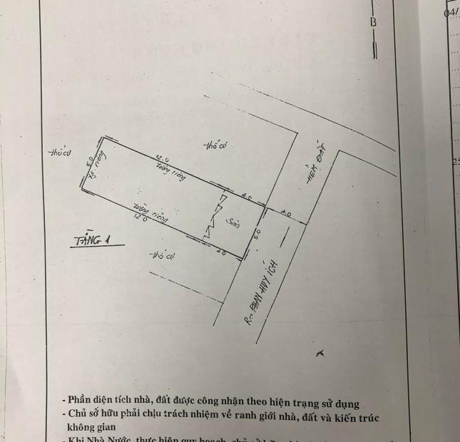 GV.107.NHÀ 1/ ĐƯỜNG NGUYỄN DUY CUNG - 80M2, NGANG 5M - NHÀ VUÔNG VỨC - HẺM XE HƠI, CHỈ 4 TỶ