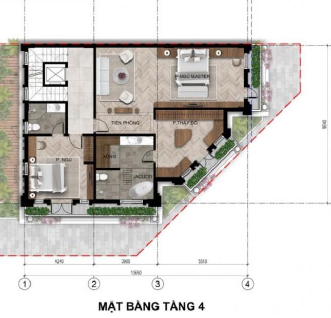 BÁN BIỆT THỰ  SUNSHINE CAPITAL TTL PHỐ VĂN TIẾN DŨNG 190M2 5T MT8M LÔ GÓC  CHIẾT KHẤU 6% GIÁ BÁN