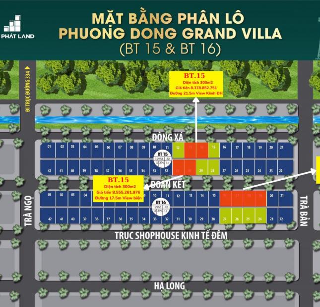 BIỆT THỰ BIỂN SỞ HỮU LÂU DÀI KHÔNG YÊU CẦU XÂY DỰ ÁN PHƯƠNG ĐÔNG VÂN ĐỒN QUẢNG NINH CHỈ 26.5TR/M2