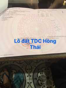 Bán Lô Đất Vị Trí Đắc Địa Tại Khu TDC Hồng Thái