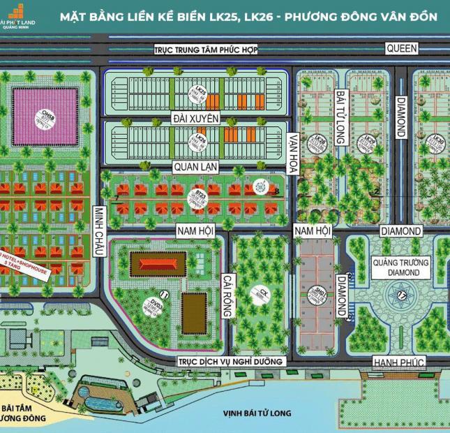 Mở bán QUỸ ĐỘC QUYỀN LK25 -26 PHƯƠNG ĐÔNG VÂN ĐỒN sổ đỏ trao tay lãi ngay khi mua ck 10%