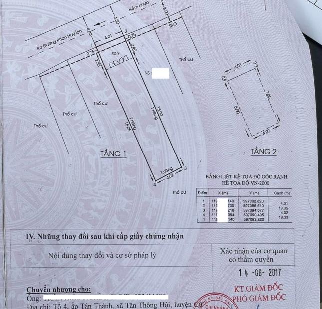 GV.226. Ô TÔ NGỦ NHÀ, BÙI QUANG LÀ P.12 GV, DT.77M2, 2 TẦNG, SỔ ĐẸP, NHỈNH 5 TỶ.