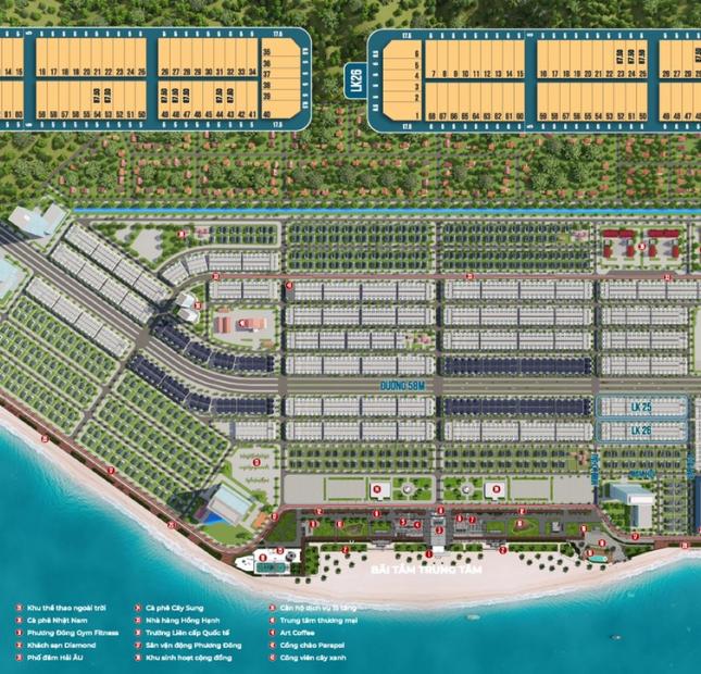 siêu phẩm liền kề mặt biển lần đầu tiên ra hàng víp nhất Phương Đông Vân Đồn sổ đỏ từng lô
