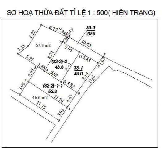 Bán nhà 55m2 3tầng mt 6m 4.4tỷ ngõ 38 phố Xuân La Tây Hồ(1)