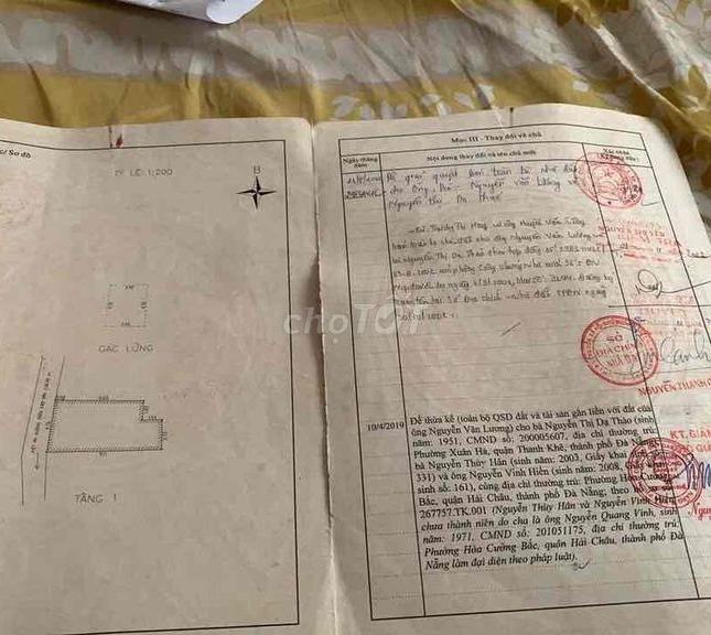 Bán nhà xây kiên cố. rất đẹp để lại toàn bộ nội thất :Kiệt 340 Trần Cao Vân, Phường Xuân Hà, Quận