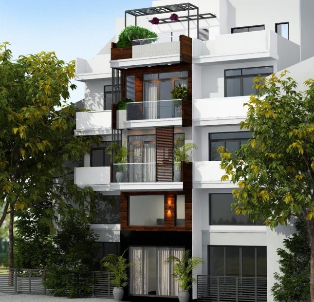 Bán căn nhà đẹp 5 tầng, HXH 8m ngay Vincom cách MT Nguyễn xí chỉ 20m, 4.3x15m