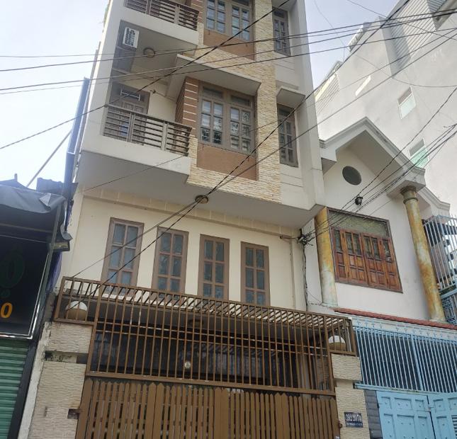 Bán gấp nhà khu cư xá Nguyễn Trung Trực 4,2 x 14m nở hậu 10m 4 tầng