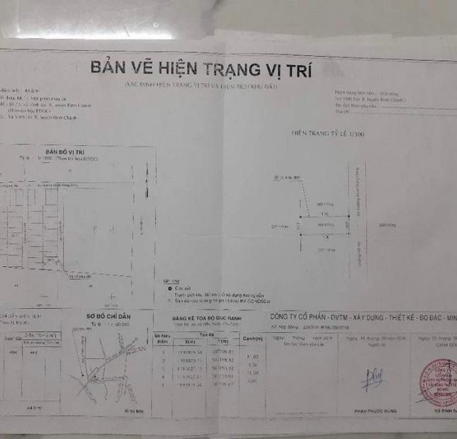 Chính chủ cần bán đất đường Kinh Trung Ương, Vĩnh Lộc B, Bình Chánh