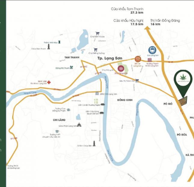 Chỉ 1.2 tỷ sở hữu ngay căn shophouse nằm trên trục QL 1A dự án Apec Diamond park Lạng Sơn