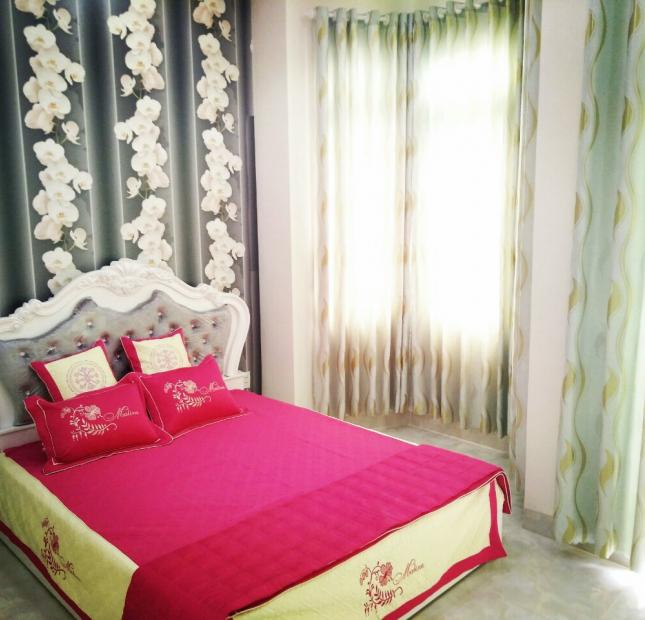 Cho thuê nhà 1 trệt 3 lầu đường Đồ Chiểu P1 VT, đầy đủ nội thất