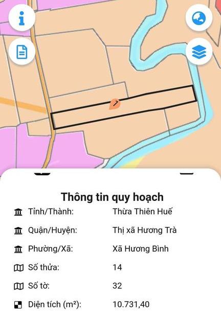 Chính chủ cần bán đất tại Xã Hương Bình, Hương Trà, Tỉnh Thừa Thiên Huế
