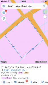 Cần bán đất vị trí đẹp tại: Ấp 1 xã Xuân Hưng, huyện Xuân Lộc, tỉnh Đồng Nai