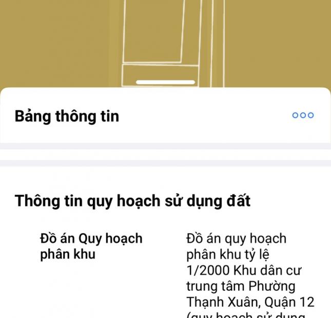 Q12.045. ĐẤT THẠNH XUÂN Q12, KHU TÂY BẮC SÀI GÒN, 56M2, CHỈ 2.5 TỶ