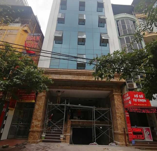Cần cho thuê tòa nhà văn phòng 9 tầng mp Nguyễn Chánh,dt130m2.giá =180tr/tháng.