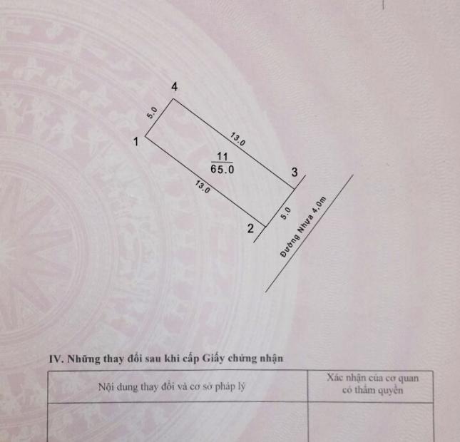 Đất trung tâm Trâu Quỳ, Gia Lâm. DT 65m2. Mt 5m. Mua ở hay đầu tư đều đẹp. Trần Danh Vỹ 0989894845.