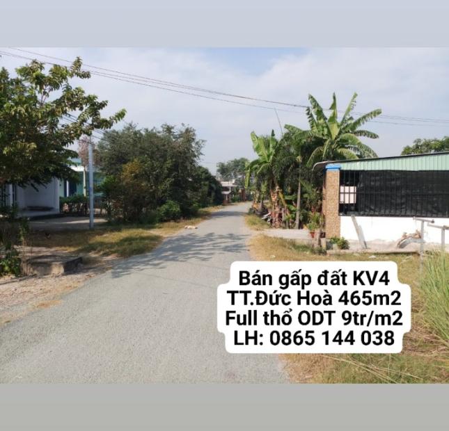 Đất nền mặt tiền TT.Đức Hòa Long An Thổ cư Sổ sẵn