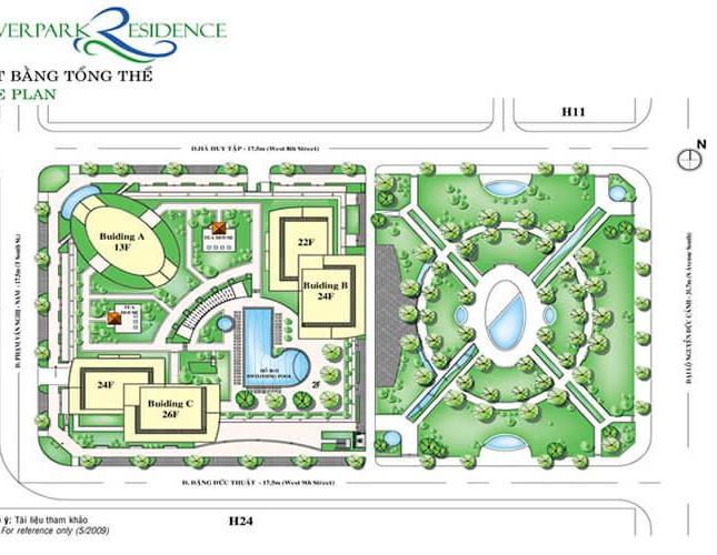 Bán căn hộ Phú Mỹ Hưng quận 7, 3Pn, view công viên, lầu cao, dự án riverpark residence, full NT, giá cực tốt, xem nhà ngay