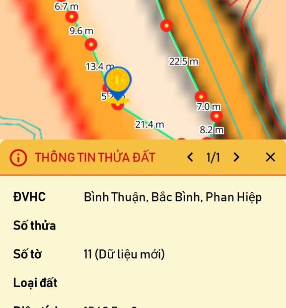 Chính chủ cần bán đất 1472m2 tại Bắc Bình, Bình Thuận