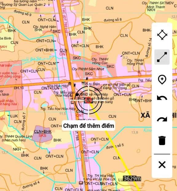 BÁN 20 NỀN ĐẤT SÀO 1000M2 TẠI HOÀ HIỆP, TÂN BIÊN, TÂY NINH – GIÁ ĐẦU TƯ.