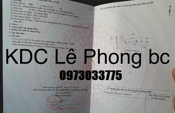 Bán nhà vị trí đẹp tại KDC Lê Phong, P.Bình Chuẩn, Thuận An, Bình Dương, 6,3 tỷ, 0973033775