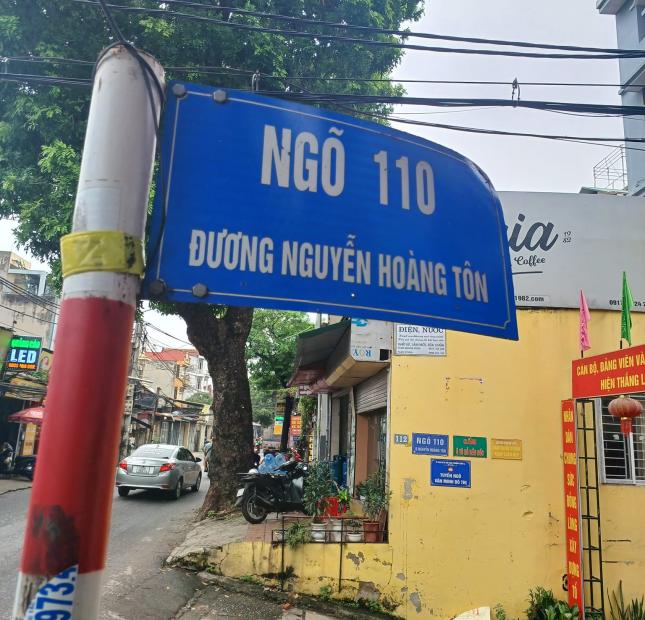 Đầu tư- Kinh doanh- 110 Nguyễn Hoàng Tôn- Tây Hồ- Mảnh đất 45m 2 mặt ngõ ô tô.