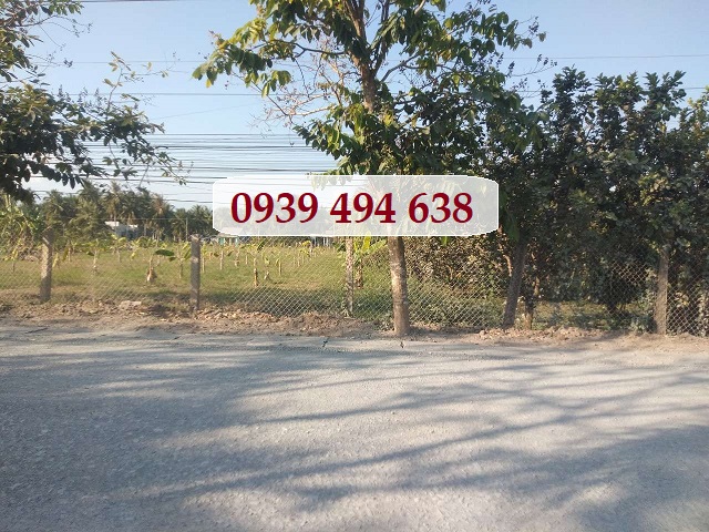 Chính chủ bán đất mặt tiền đường nhựa 12B TT Vĩnh Bình, Gò Công Tây, Tiền Giang, 0939494638