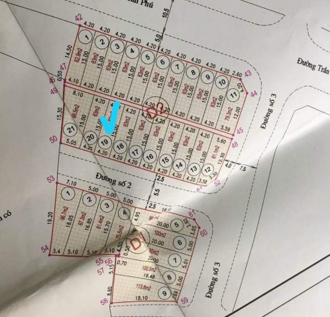 Chính chủ chuyển nhượng lô đất nền sổ đỏ dự án 3.2ha Phú Xuân Thành Phố Thái Bình