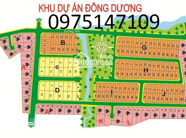  Bán 2 nền đất dự án cty Đông Dương đường Bưng Ông Thoàn, Phú Hữu, TP Thủ Đức, dt 5x22m