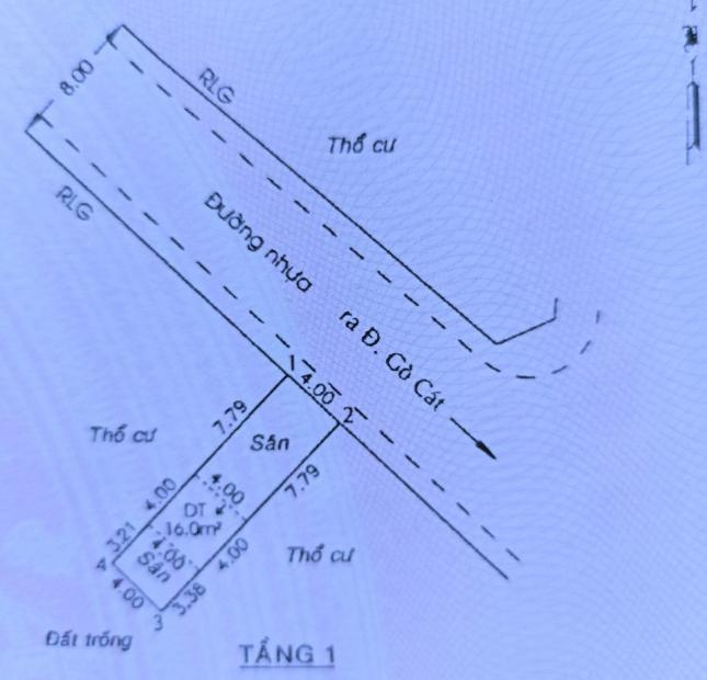 Lô đất đường Gò cát phú hữu diện tích 60m vị trí đẹp, khu tiềm năng