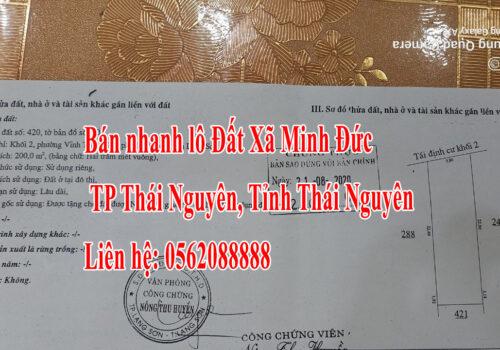 Cần tiền làm ăn Em muốn bán nhanh lô Đất Phổ Yên – Thái Nguyên