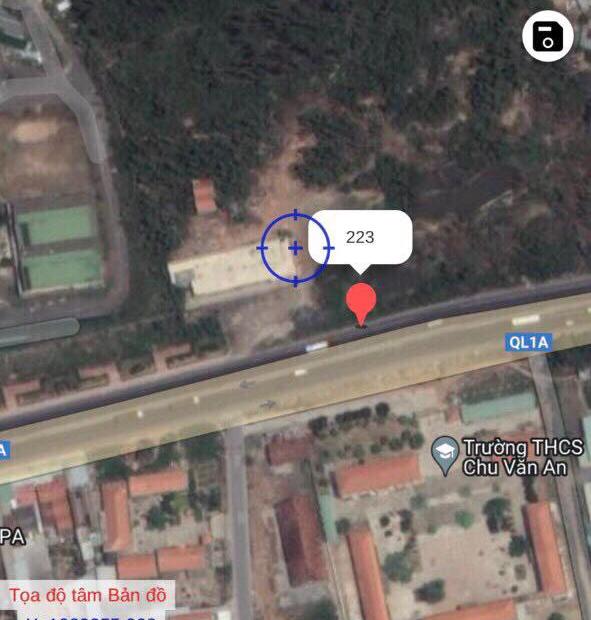 Bán lô đất Phường đối diện trường học mặt tiền ql1a Ninh Hiệp Ninh Hòa lh 0962130297 Hông Hưng