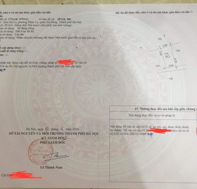 Bán nhà riêng tại Đường Xa La, Hà Đông,  Hà Nội diện tích 30m2  giá 2.35 Tỷ lh 0333846866