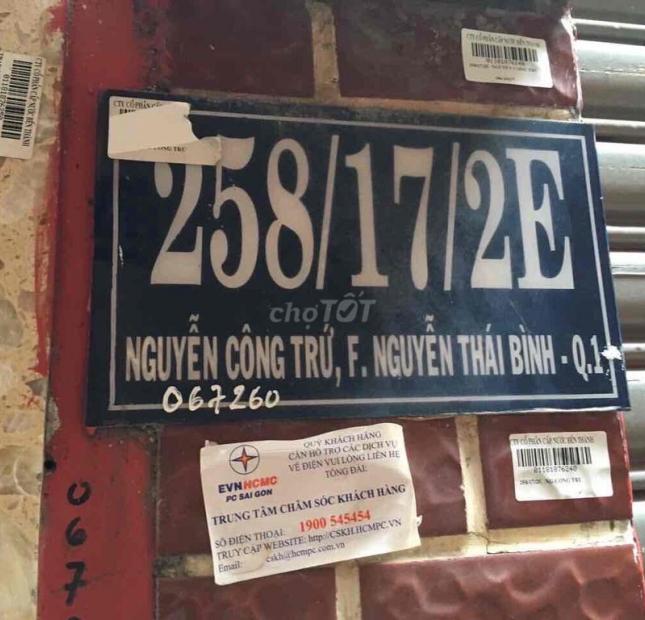 CHÍNH CHỦ CẦN BÁN NHÀ 3 LẦU 1 TRỆT TẠI NGUYỄN CÔNG TRỨ, PHƯỜNG NGUYỄN THÁI BÌNH, QUẬN 1, TP HỒ CHÍ