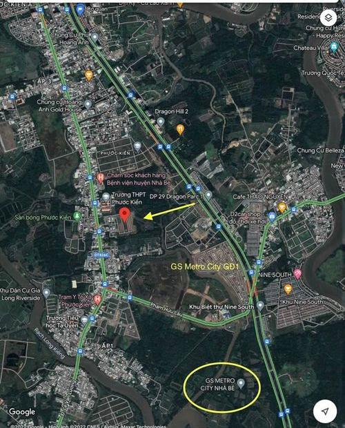 Bán đất nền Phước Kiển Nhà Bè , liền kề dự án Metro GS City , giá 68triệu/m2 - 0902349965 