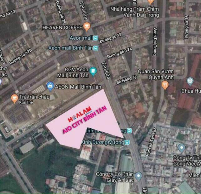 Mở bán tháng 8, căn hộ đẹp nhất khu Tên Lửa quận Bình Tân - AIO City