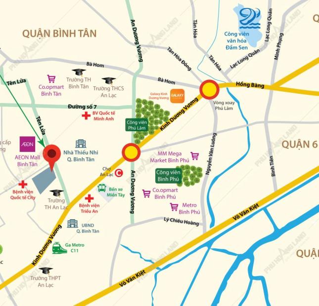 Mở bán tháng 8, căn hộ đẹp nhất khu Tên Lửa quận Bình Tân - AIO City