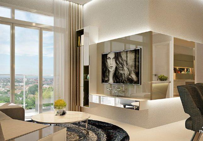 Bán căn hộ 2PN Phú Mỹ Hưng, dự án Hưng Phúc 1, 80m2, view biệt thự, có sổ hồng, full NT, giá 4.3 tỷ