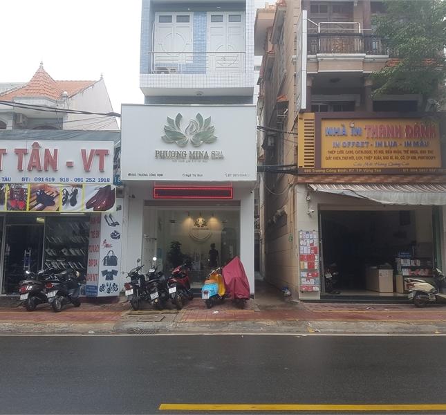 Cho thuê mặt bằng đường trương công định p7, tpvt ngã tư đông đúc