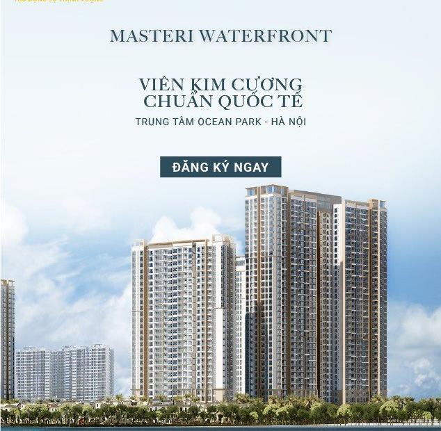 cần bán căn căn 2N (2wc) hướng đông băc phân khu MASTERI Waterfront tại vị trí kim cương của thành