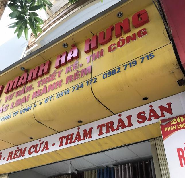Chinh chu cần cho thuê nhà 3 tầng nội thất gỗ, mặt đường Phan Chu Trinh Phường Q Trung, TP Vinh
