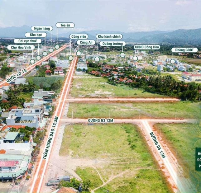 3 suất ngoại giao khu đất trung tâm hành chính Đông Hòa - Nam Phú Yên, liền kề đặc khu kinh tế Vân