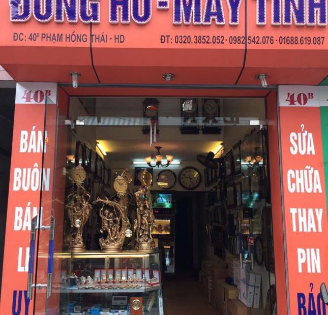 CHÍNH CHỦ BÁN NHÀ MẶT TIỀN TẠI 40B PHẠM HỒNG THÁI, PHƯỜNG QUANG TRUNG, THÀNH PHỐ HẢI DƯƠNG