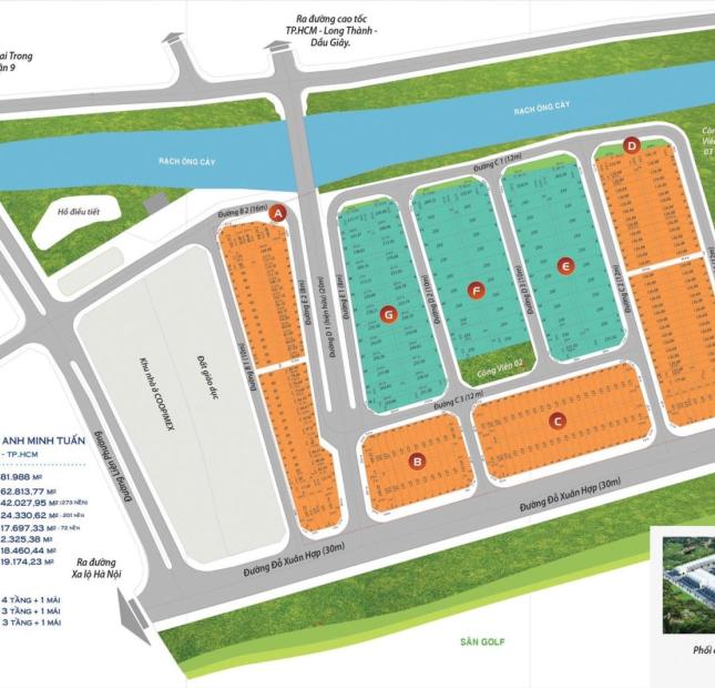 Đặc biệt bán đất lô KDC Hoàng Anh Minh Tuấn,Đỗ Xuân Hợp,P.Phước Long B,Quận 9,TP.Thủ Đức