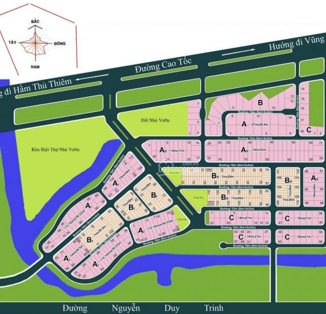 Chốt nhanh đất lô KDC Bách Khoa,Nguyễn Duy Trinh,P.Phú Hữu,Q9,diện tích 448m2 giá 51tr/m2