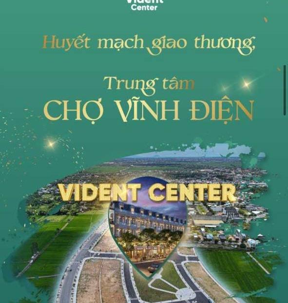 Cần bán đất biệt thự 207m2-3,8 Tỷ-Dự án Vident Center-Khu phố chợ vĩnh Điện-Điện bàn-Quảng nam