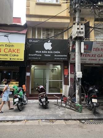 Cho thuê cửa hàng mặt phố Hồng Mai