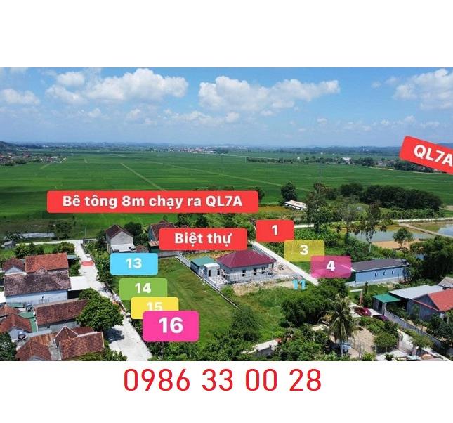 Chưa đến 3tr/m2 sở hữu ngay lô đất đẹp đấu giá Hoà Sơn, Đô Lương; 0986330028