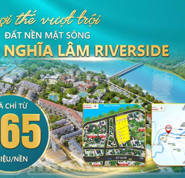 Những lô cuối của dự án BđS ven sông Trà Khúc Quảng Ngãi với mức giá cực đẹp 365tr