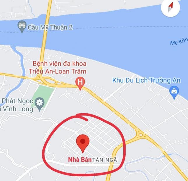 Cần chuyển nhượng căn nhà mặt tiền Góc ngã 3 Tân Hòa, TP. Vĩnh Long